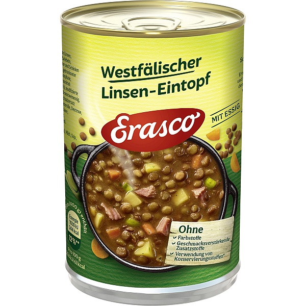 ERASCO WESTFAELISCHER LINSEN EINTOPF 400G